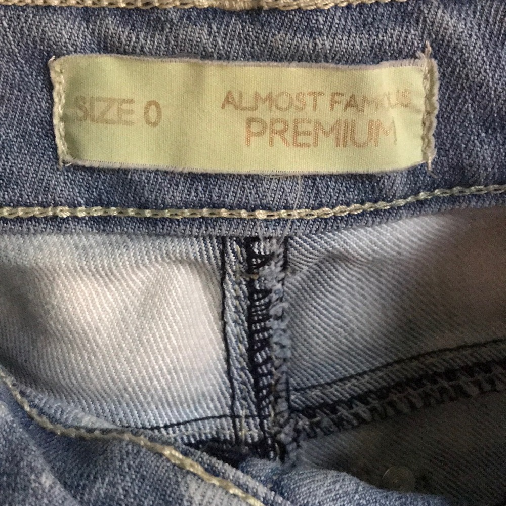 SOLD❗️ALMOST FAMOUS PREMIUM distressed jean shorts - Picture 6 of 8